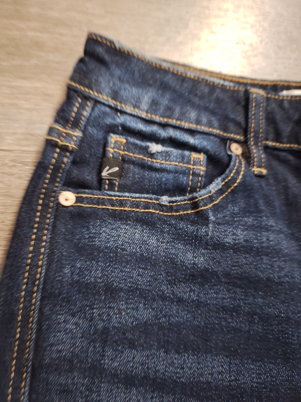 NWT KanCan Dark Blue High Rise Flare Jeans - Picture 2 of 10